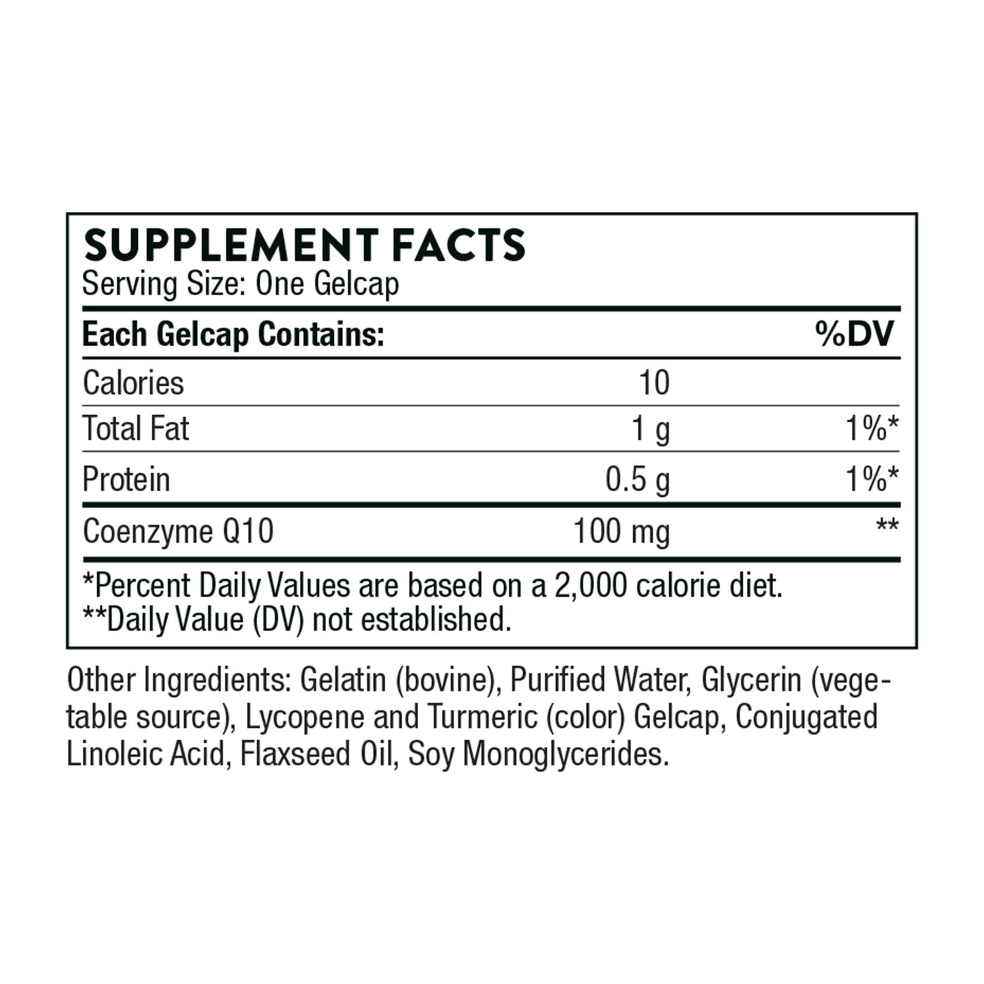 THORNE CoQ10 (Formerly Q-Best 100) - 100mg Optimally Absorbed Ubiquinone - Gluten-Free Dietary Supplement Support for Heart Health & Brain Function - 60 Gelcaps